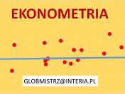 EKONOMETRIA - ZADANIA, PROJEKTY, MODELE EKONOMETRYCZNE